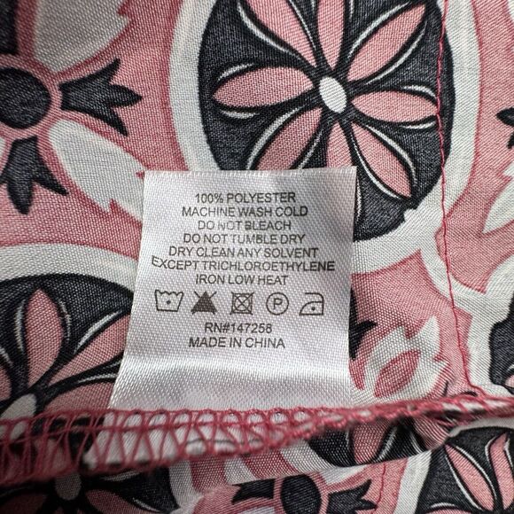 Simply Southern Women’s Dress Red Black Boho Print Tassel Bell Sleeve Size Small - Picture 5 of 7